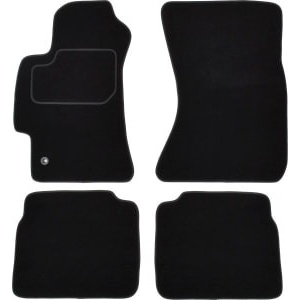 Set 4 covorase auto MAMMOOTH, Velur, pentru SUBARU LEGACY IV 2003-2009 SALOON, Negru