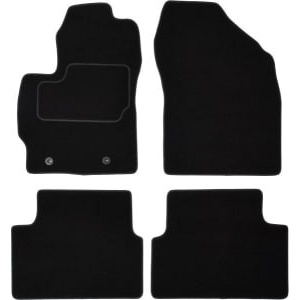 Set 4 covorase auto MAMMOOTH, Velur, pentru TOYOTA AURIS 2006-2012 SALOON, Negru
