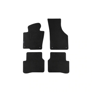 Set 4 covorase auto PETEX din mocheta, negru, compatibil cu VW Passat 2007-10/2010, Passat 11/2010-10/2014, CC 02/2012-11/2016