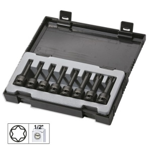Set 8 Imbusuri De Impact Torx Lungi De 1/2'