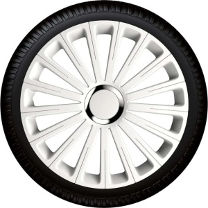 Set capace roti Petex 16" Spyder Pro White, alb, calitate premium