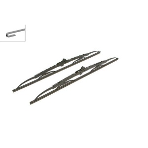 Set stergatoare Bosch ECO, pentru parbriz 53 cm si 53 cm, pentru prindere clasica (carlig)
