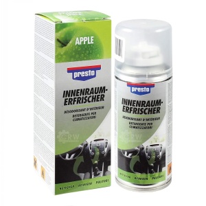 Soluție de curățare a sistemului de aer condiționat cu parfum de mere PRESTO, 150 ml (157134)