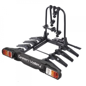 Suport 4 biciclete Green Valley DISCOVERY cu prindere pe carligul de remorcare