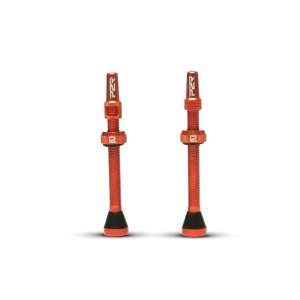 Valva Tubeless bicicleta P2R FR-11C, AL, 60mm, Portocaliu (OEM)