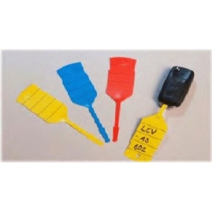 0850111 SET 300 BRELOCURI GALBENE + 2 MARKERE SERWO