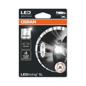 6438 Bec Sofit 12V10W L=31Mm Original Osram (Se Factureaza Cate 10)