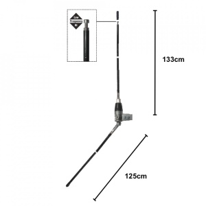 Albrecht Antenă stație Mini Boomerang 133 cm, 450W