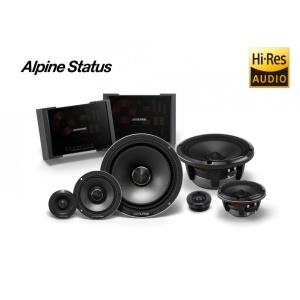 ALPINE STATUS HDZ-653S DIFUZOARE COMPONENTE SLIM-FIT HI-RES DE 16.5CM