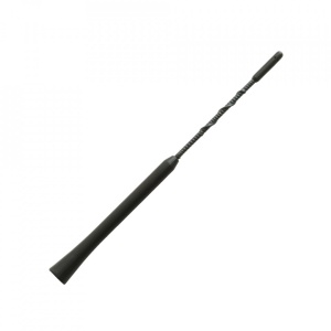 Antena Auto Exterior Neagra 24cm Cu 2 Adaptoare (5-6mm)