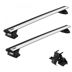 Bare transversale Thule WingBar Evo Flush Silver dedicate pentru BMW Serie 3 (G21) Touring 2019+ cu bare longitudinale integrate