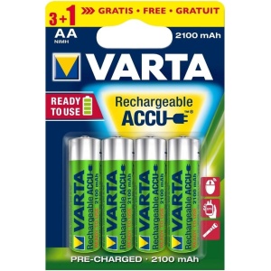 Baterie Varta Reincarcabila Recharge Accu Power AA 2100 mAh Blister 3+1 buc