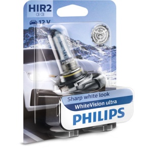 Bec Far Hir2 Px22D 55W 12V White Vision Ultra Philips