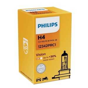 Bec Halogen Philips H4 Vision 12V 60/55W P43t-38