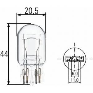 Bec Hella W21W/5W 12V 21/5W W3x16q
