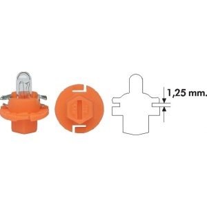 Bec Magneti Marelli PBX4 12V 1.12W BX8.4d Portocaliu