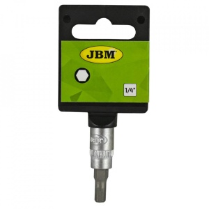 Biti Cu Tubulara Cu Actionare 1/4 Inch Imbus Hexagonal 4Mm Satinat - Jbm