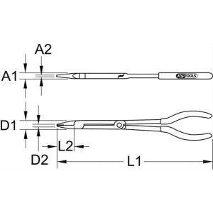 CLESTE DE TAIAT CU DUBLA ARTICULATIE XL, 290 MM