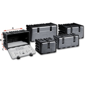 Cutie pentru scule HICO SNZ018, pentru camioane, 800 x 450 x 470 mm
