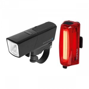 Faruri Set Topeak PowerLite BT Combo TMS102BT - Negru