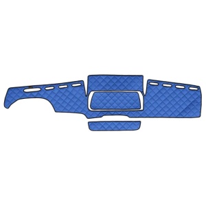 Husa bord camion F-Core, Piele-ECO, pentru MAN TGX, Albastru