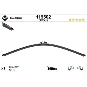 Lamela stergator spate SWF Wiper FB REAR LHD/RHD 404 mm