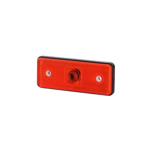 Lampă gabarit, Horpol, marcaj lateral dreptunghiular cu bec roșu 41*110/75