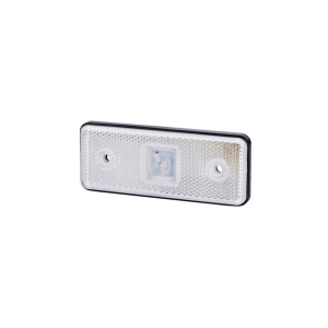 Lampă gabarit, Horpol, marcaj lateral, formă dreptunghiulară, LED alb, alimentare 12/24V