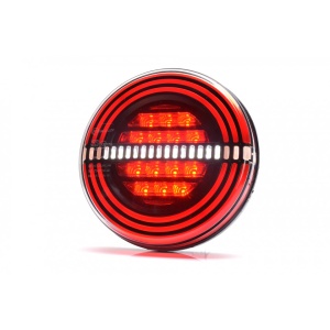 Lampă spate rotundă, WAS, Ledneon, multifuncțională, 3 funcții
