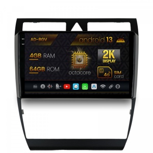 Navigatie Audi A6 (1999-2004), Android 13, V-Octacore , 4GB RAM , 64GB ROM, 9.5 Inch - AD-BGV9004,AD-BGRKIT429