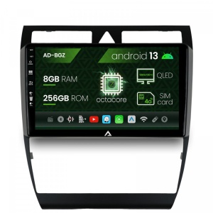 Navigatie Audi A6 (1999-2004), Android 13, Z-Octacore , 8GB RAM , 256GB ROM, 9 Inch - AD-BGZ9008,AD-BGRKIT429