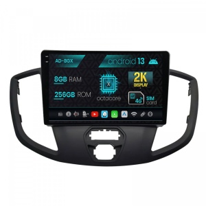 Navigatie Ford Transit (2014-2020), Android 13, X-Octacore , 8GB RAM , 256GB ROM, 9.5 Inch - AD-BGX9008,AD-BGRKIT123V2