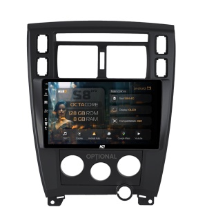Navigatie HUB64 Hyundai Tucson (2006-2013), 8GB RAM, Android 13, Octacore, Slot Sim 4G, DSP, GPS, Wi-FI, Carplay, Android Auto, USB, Bluetooth, Waze, Touchscreen, 10.1 Inch