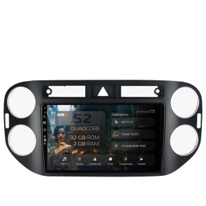 Navigatie HUB64 Volkswagen Tiguan (2008-2010), 2GB RAM, Android 13, GPS, Wi-FI, Carplay, Android Auto, USB, Bluetooth, Radio, Waze, Touchscreen, 9 inch