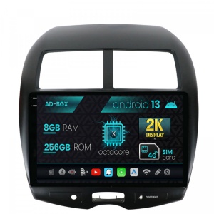 Navigatie Mitsubishi ASX (2010-2018), Android 13, X-Octacore , 8GB RAM , 256GB ROM, 10.36 Inch - AD-BGX10008,AD-BGRKIT267