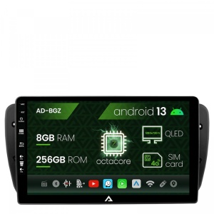 Navigatie Seat Ibiza (2009-2013), Android 13, Z-Octacore , 8GB RAM , 256GB ROM, 9 Inch - AD-BGZ9008,AD-BGRKIT049