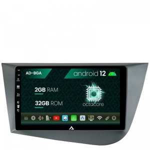 Navigatie Seat Leon (2005-2012), Android 12, A-Octacore , 2GB RAM , 32GB ROM, 9 Inch - AD-BGA9002,AD-BGRKIT052
