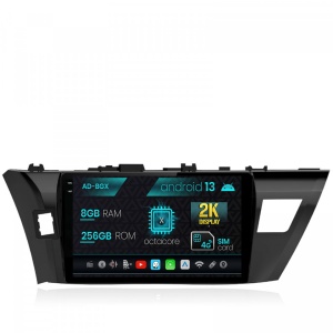 Navigatie Toyota Corolla (2012-2016), Android 13, X-Octacore , 8GB RAM , 256GB ROM, 10.36 Inch - AD-BGX10008,AD-BGRKIT076