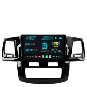 Navigatie Toyota Hilux (2008-2014), Android 13, X-Octacore , 8GB RAM , 256GB ROM, 9.5 Inch - AD-BGX9008,AD-BGRKIT081