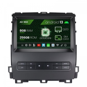 Navigatie Toyota Prado J120 (2002 - 2010), Android 13, Z-Octacore , 8GB RAM , 256GB ROM, 9 Inch - AD-BGZ9008,AD-BGRKIT083V2