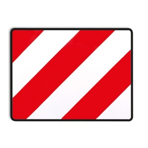 Placa transport agabaritic, HICO TWY016P/R, 40 x 30 cm, dreapta, profil PVC - Img 1