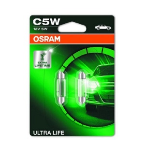 Set 2 Becuri 12V C5W Ultra Life Blister Osram