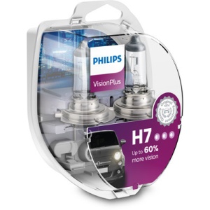 SET 2 BECURI H7 12V55W VISIONPLUS (+60%)