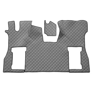 Set 2 covorase camion F-Core, Piele-ECO, pentru SCANIA L,P,G,R,S, 2016+, scaun pasager pneumatic, Gri