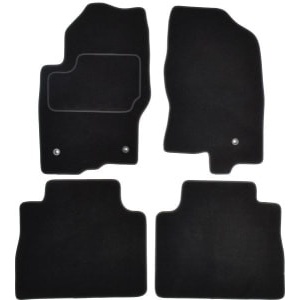 Set 4 covorase MAMMOOTH, Velur, pentru NISSAN NP300 NAVARA 2010+ OFF-ROAD/SUV, Negru