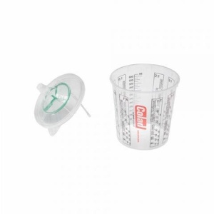 Set 50 pahare cu 50 capace cu sita 190 microni, 700ml sistem PPS COLAD - 9370190SLSCLD