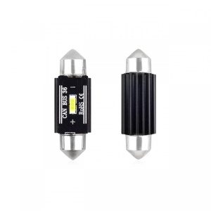 Set becuri auto cu LED CANBUS sofit C5W 1 SMD 36mm Alb 12/24V