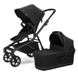 Set Carucior Thule Sleek 2 + Landou, Black