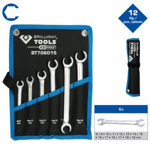 Set De Chei De Ghidare, 6 Piese, 8-19 Mm-Brilliant Tools