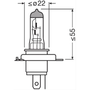 SET DUOBOX 2 BECURI H4 12V55/60W ULTRALIFE